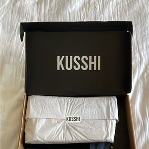 KUSSHI 3-Piece Bundle: Leather Signature Bag + Snap-in Organizer + Zip Liner